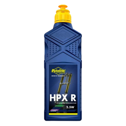 front view of Putoline HPX R 2.5W Fork Oil - 1ltr