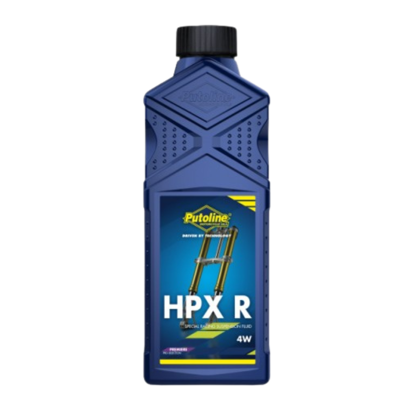 front view of Putoline HPX R 4W Fork Oil - 1ltr