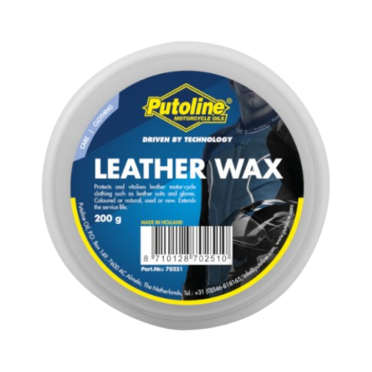 front view of Putoline Leather Wax - 200gm