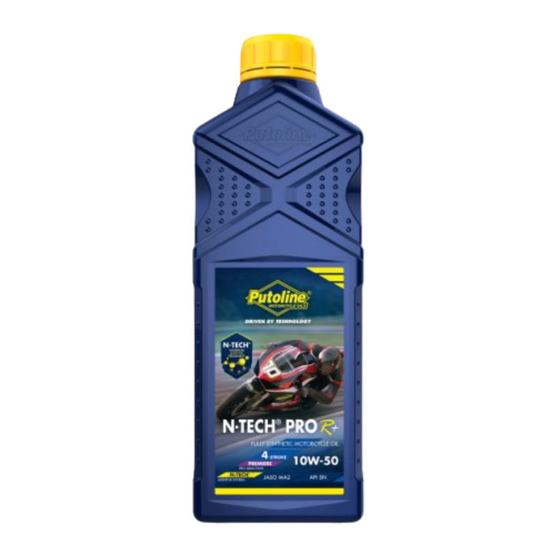 front view of Putoline N-Tech Pro R+ 10W-50 Engine Oil - 1ltr