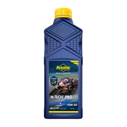 front view of Putoline N-Tech Pro R+ 10W-50 Engine Oil - 1ltr