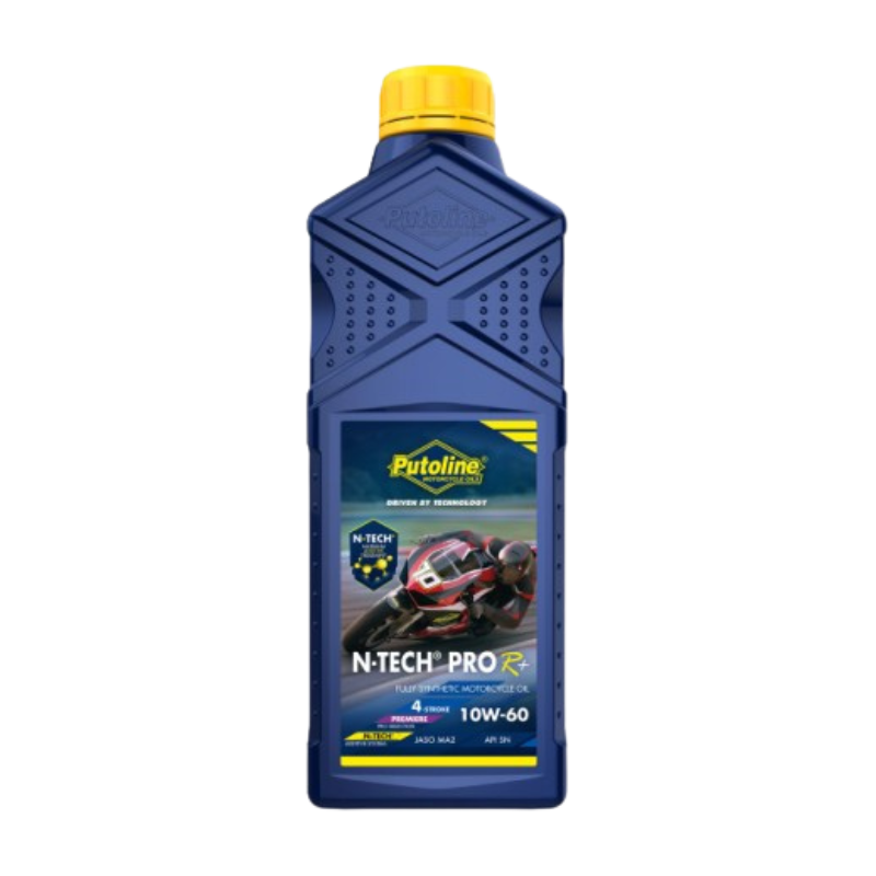 front view of Putoline N-Tech Pro R+ 10W-60 Engine Oil - 1ltr