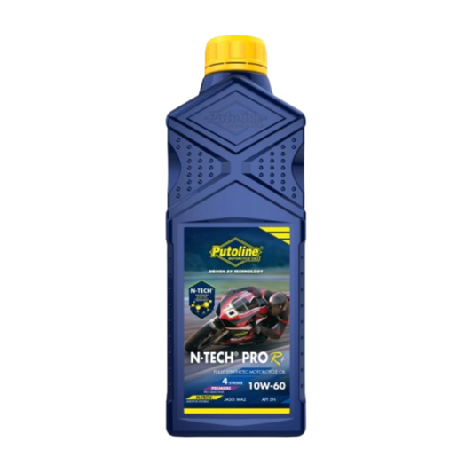 front view of Putoline N-Tech Pro R+ 10W-60 Engine Oil - 1ltr