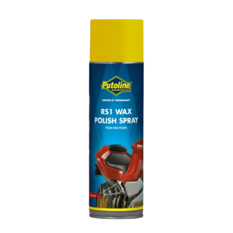 Putoline RS1 Wax Polish Spray 500ml with carnauba wax for motorcycles 