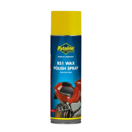 Putoline RS1 Wax Polish Spray 500ml with carnauba wax for motorcycles 