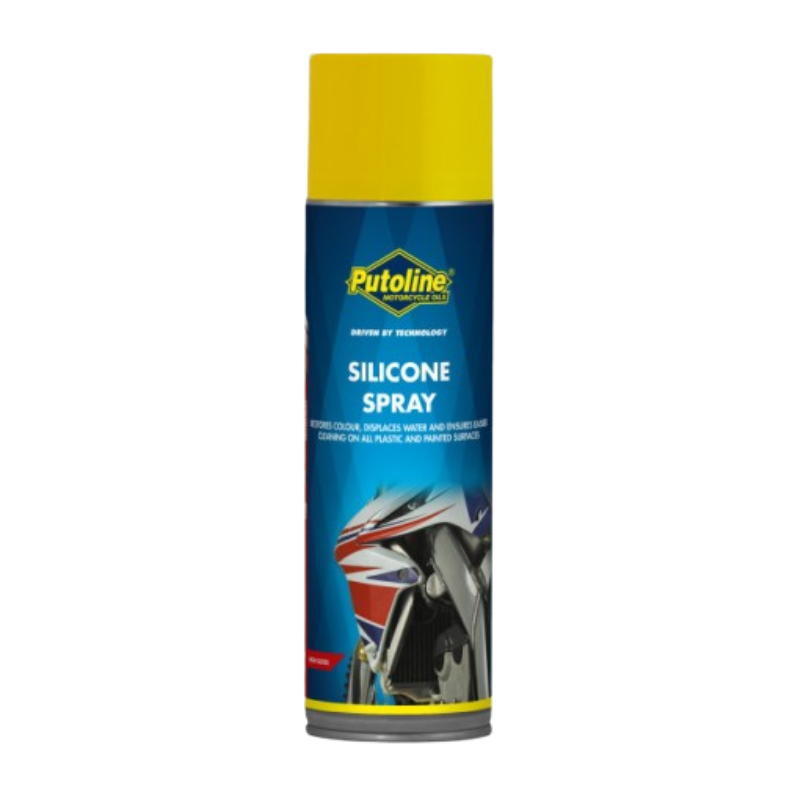 Putoline Silicone Spray 500ml for motorcycle plastic and painted surfaces