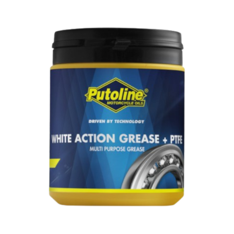 Putoline White Action Grease plus PTFE 600gm for motorcycle bearing lubrication