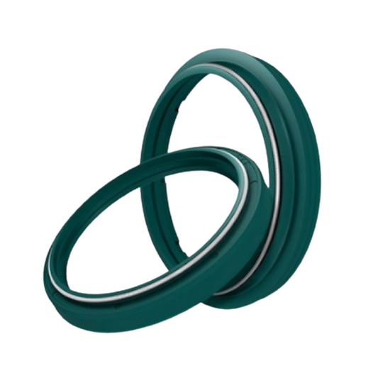 front view of SKF Fork Oil Seal KITG-43W OS+DS - Green