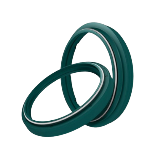 front view of SKF Fork Oil Seal KITG-48W OS+DS - Green
