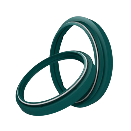front view of SKF Fork Oil Seal KITG-49S OS+DS - Green