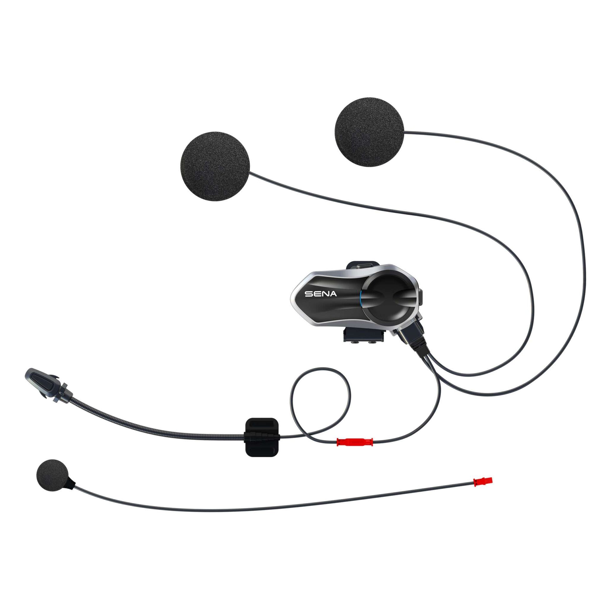 Sena B20 helmet clamp kit with HD speakers 2.0, wired microphone and boom microphone