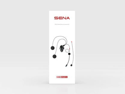 Sena B20 clamp unit with adhesive mount, velcro fasteners and installation components