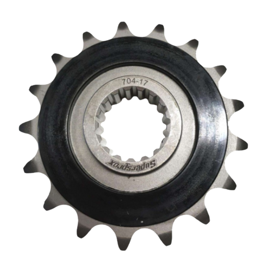Front view of Supersprox Counter Shaft Sprocket With Rubber Bush CST-704:17.3
