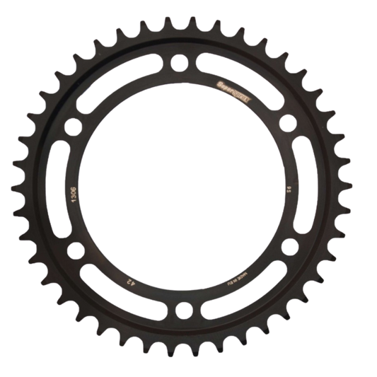 front view of Supersprox Steel Rear Sprocket RFE-1306:42-BLK