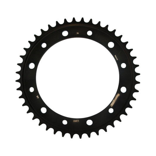 Front view of Supersprox Steel Rear Sprocket RFE-1340:44-BLK