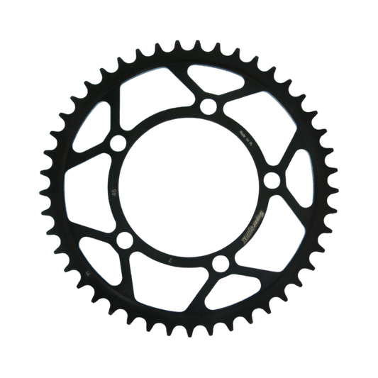 Front view of Supersprox Steel Rear Sprocket RFE-7:45-BLK