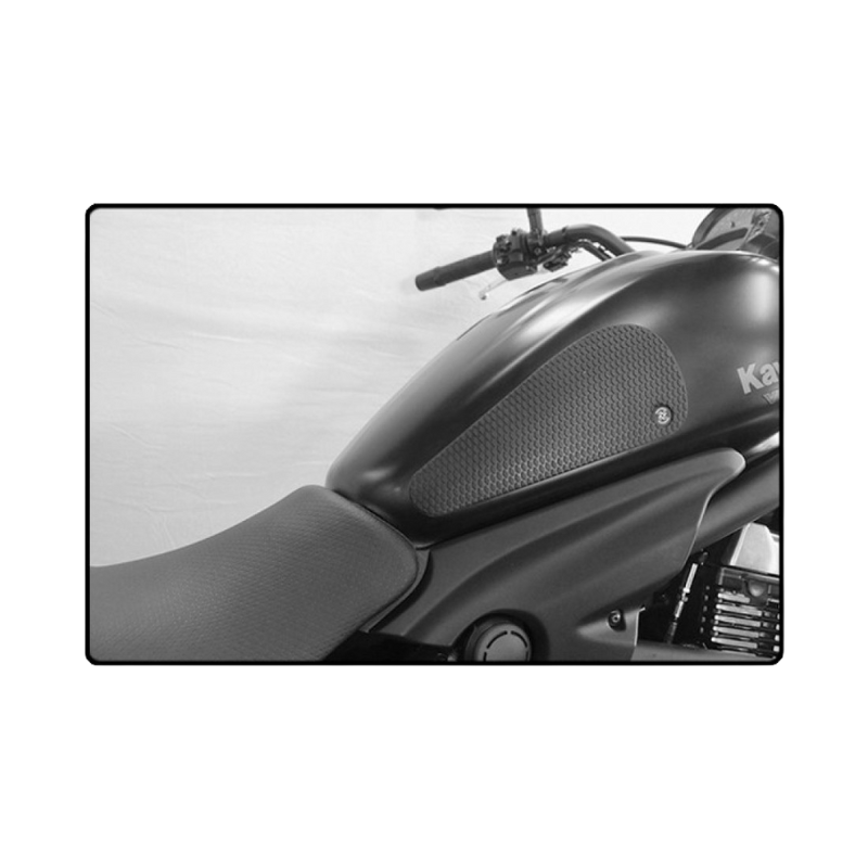 Full view of TechSpec Snake Skin Tank Grips Kawasaki Vulcan (2007-CURRENT)