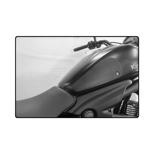 Full view of TechSpec Snake Skin Tank Grips Kawasaki Vulcan (2007-CURRENT)