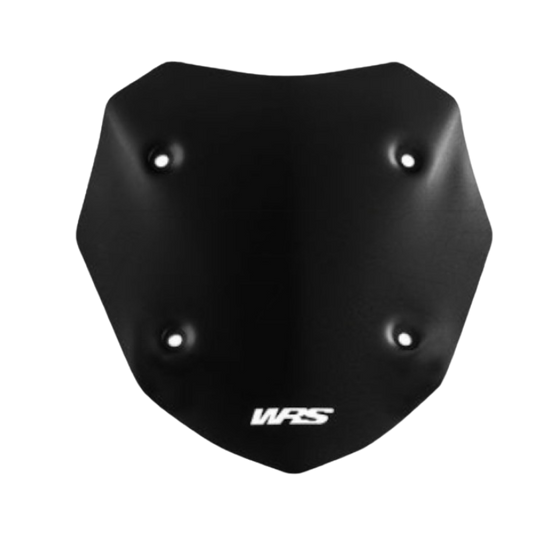 Front view of WRS Windscreen Sport Matt Black BMW F900 XR 2020-24