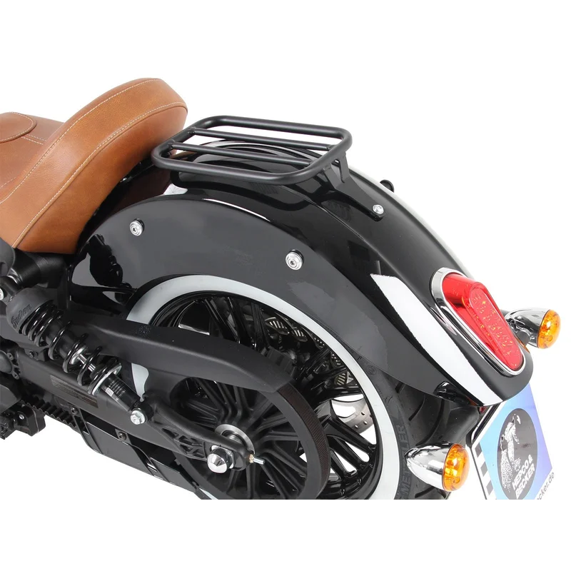 India Scout Rear Rack- Solo Rack without Backrest - Chrome