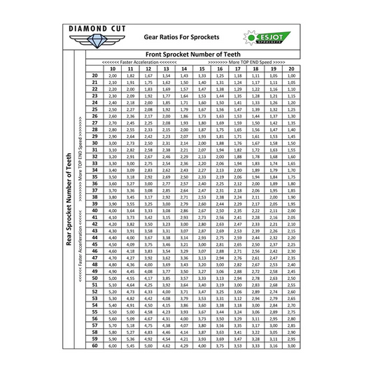 Sprockets Rear (32001-48T) - Esjot