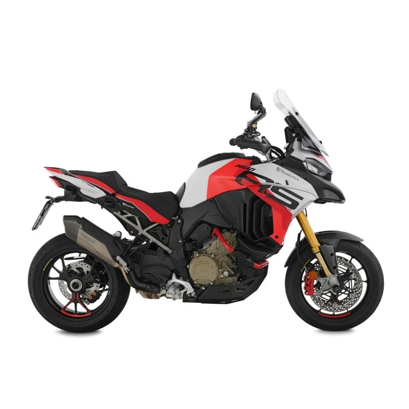 DUCATI Multistrada V4 Ergonomics -"Active Comfort" Passenger Seat - Black-Red