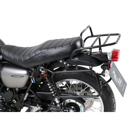 Kawasaki W800 Street/Cafe Carrier - Side & Topcase Carrier - Black