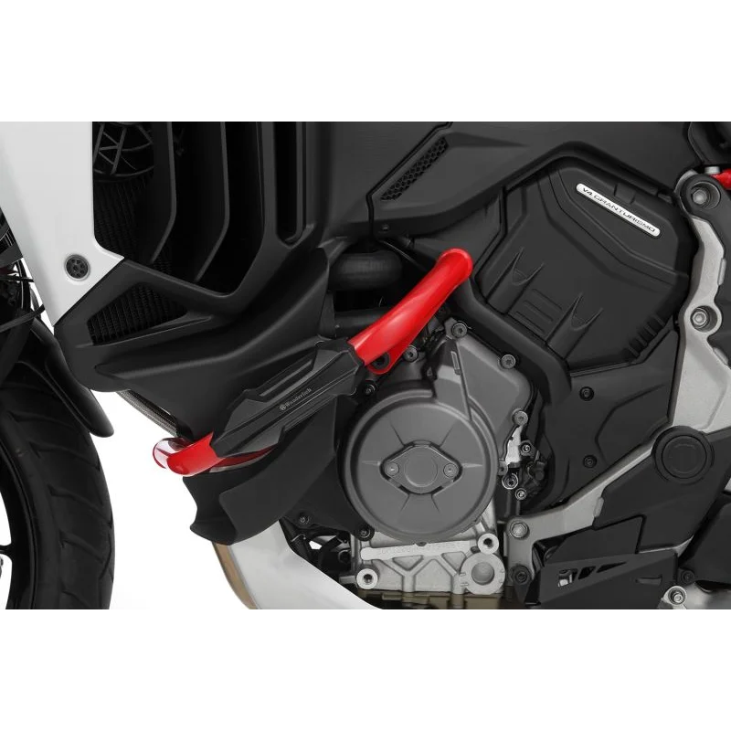 DUCATI Multistrada V4 Pikes Peak Protection - Engine Protection Bar - Red