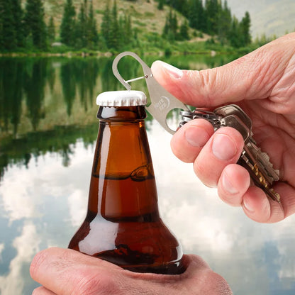 Z-RACK KEYCHAIN BOTTLE OPENER - Stainless Steel