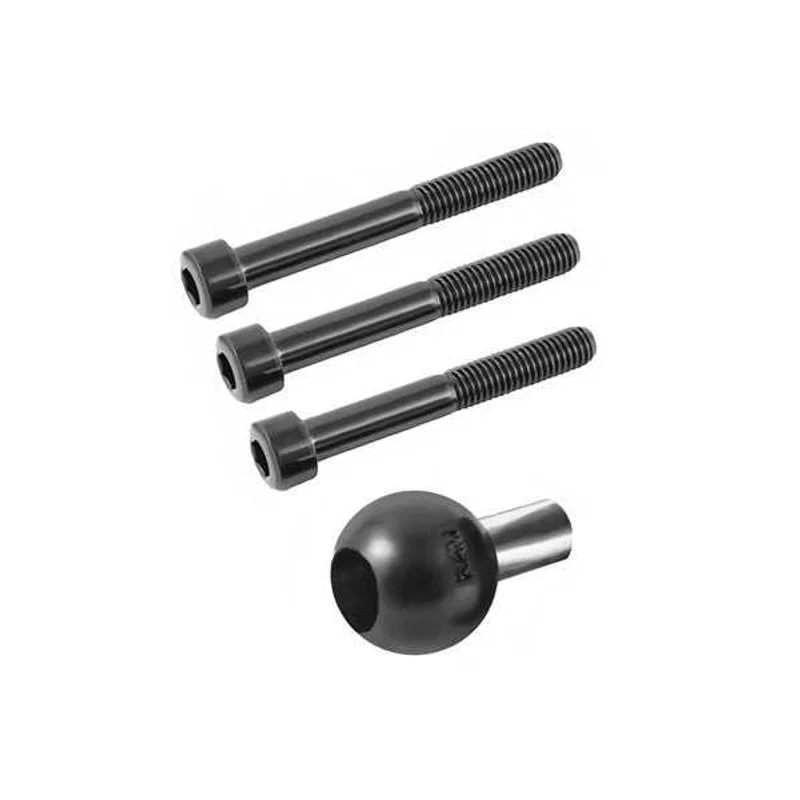 RAM BASE - Mirror Screws M8 * 1.25 (3 Size) Male Thread 25mm (1") Ball