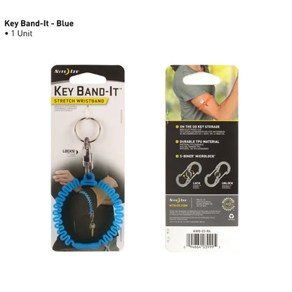 KEY BAND-IT STRETCH WRISTBAND - Stainless Steel