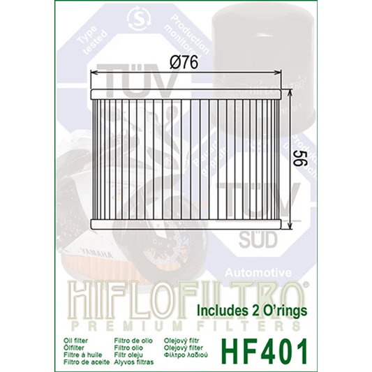 Oil Filter 401 - Hiflo