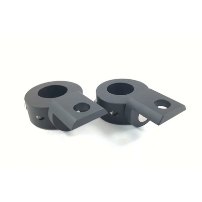 Clamps AUX Lights  - Round Bars - 7/8" , 1", 1.1/8" or 1.1/4" (Upto 900g per mount) / Chromed