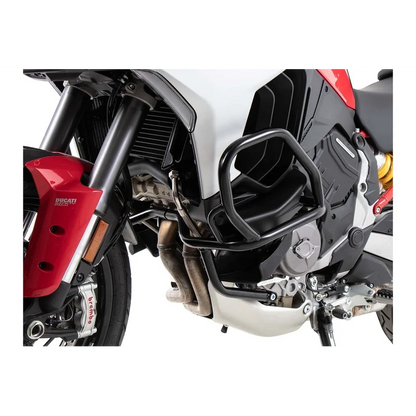 Ducati Multistrada V4 Protection - Engine Guard - Steel / Black