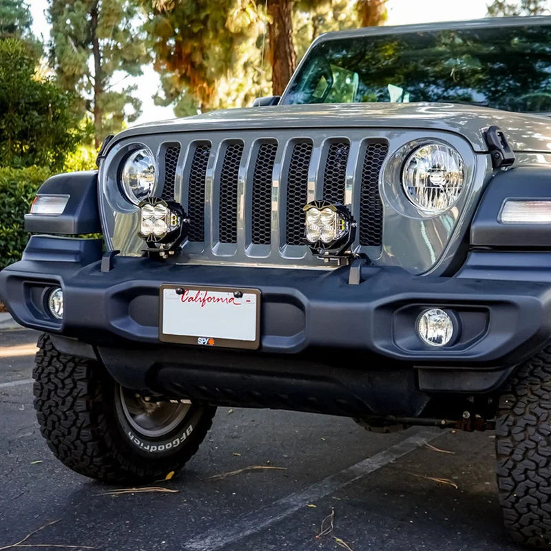JEEP WRANGLER OE PLASTIC BUMPER LIGHT KIT - LP4 PRO - Clear / Upfitter