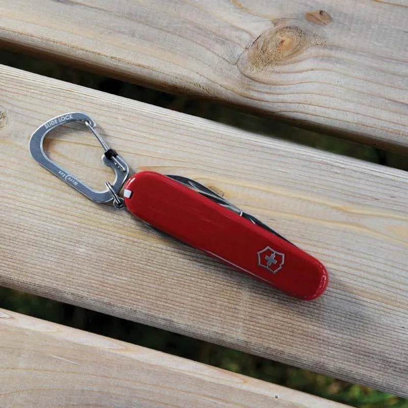 Carabiner with Slidelock (pcs) - Stainless Steel - Size#2 / Natural Steel / Stainless Steel