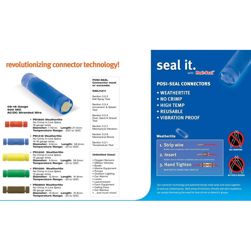 Posi Seal® Connector - 6 sqmm