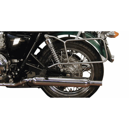 Triumph Bonneville / T100 Carrier - Sidecases 'Permanently Fixed' (Chrome)