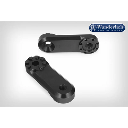 BMW GS Ergonomics - Vario Adapter EVO1 (Pair) - Black / 50MM