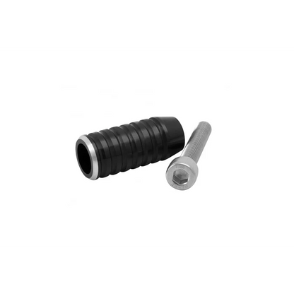 Gear Shifter Lever End Peg - Ribbed - Black