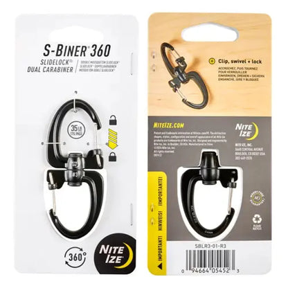 S-BINER® 360 SLIDELOCK® DUAL CARABINER - #4