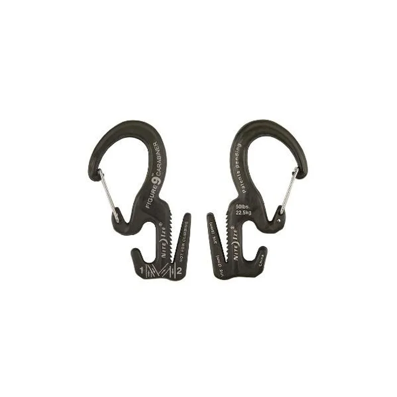 CARABINER ROPE TIGHTENER - FIGURE 9 (SM) - 1N (no rope) / Aluminum