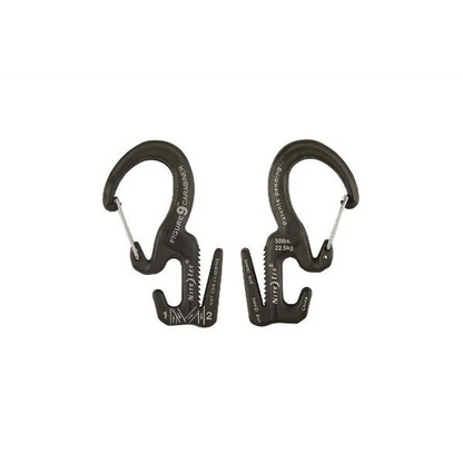 CARABINER ROPE TIGHTENER - FIGURE 9 (SM) - 1N (no rope) / Aluminum