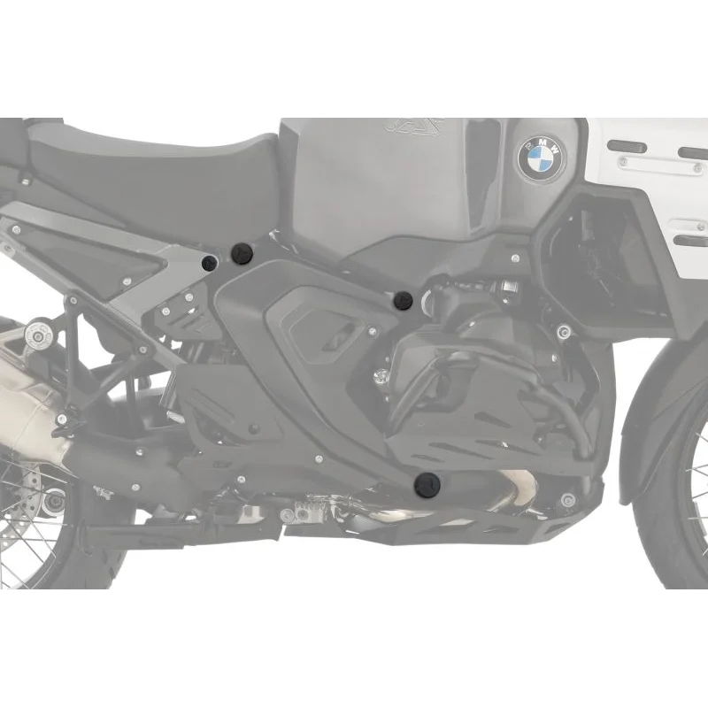 BMW R 1300 GSA Styling - Frame Protection Cover Caps (10-piece) - Black