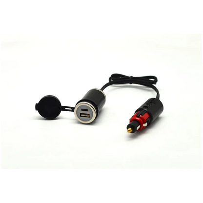 DIN + CIG to 36W PD USB-C + QC 3.0 (CABLED)