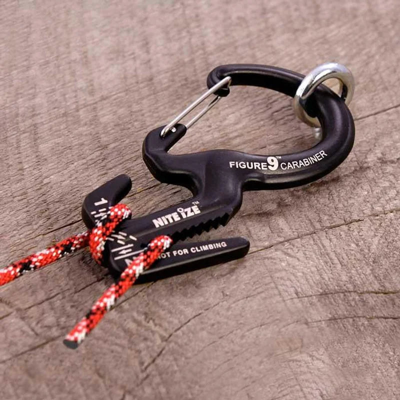 CARABINER ROPE TIGHTENER - FIGURE 9 (SM) - 1N (no rope) / Aluminum