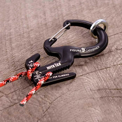 CARABINER ROPE TIGHTENER - FIGURE 9 (SM) - 1N (no rope) / Aluminum