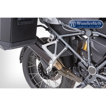 BMW R Series GS Protection - Passenger Seat Recess Cover - Silver
