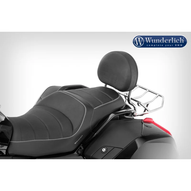 BMW K1600 B Ergonomics - Back Cushion for Sissy Bar - Cognac
