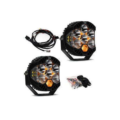 JEEP WRANGLER OE STEEL BUMPER LIGHT KIT - LP6 PRO - Clear / Toggle